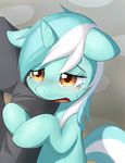  arm aymint clothing crying duo equine female feral friendship_is_magic fur green_fur hair holding horn horse human long_hair lyra_(mlp) lyra_heartstrings_(mlp) mammal my_little_pony open_mouth pony sad shirt tears tongue two_tone_hair unicorn wood yellow_eyes 