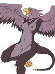  avian bird breasts female katherine_turner king_of_thorn no_cleft nude open_mouth solo wings 