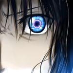  black_hair close-up eyes isshiki_(ffmania7) kara_no_kyoukai multicolored multicolored_eyes ryougi_shiki solo 