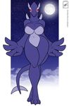  anthro breasts female legendary_pokemon nintendo pok&eacute;mon purple_skin red_eyes shadow_lugia video_games 
