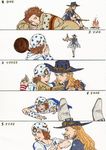  arm_warmers bad_id bad_pixiv_id beanie beard bird blanket blonde_hair blue_eyes book boots brown_hair campfire cape chaps comic cowboy_boots crying crying_with_eyes_open english facial_hair fire frying_pan green_eyes gyro_zeppeli hat hood hoodie johnny_joestar jojo_no_kimyou_na_bouken le-phare lipstick long_hair looking_at_another lying makeup multiple_boys nail_polish on_stomach pencil pheasant reaching sitting sleeping star star_print steel_ball_run stitches stuffed_animal stuffed_toy tears teddy_bear white_background wood 