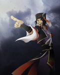  1boy chen_gong male male_focus pointing shin_sangoku_musou smile 