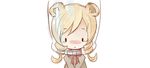  animal_ears blonde_hair blush die_(die0118) drill_hair jar kemonomimi_mode mahou_shoujo_madoka_magica ribbon school_uniform solo tears tomoe_mami 