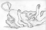  cat chris_mckinley disney feline feral gay lion male mammal mckinley oral oral_sex penis sex simba sketch the_lion_king 