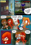  angry anthro blue_eyes comic dialog echidna english_text female hair imminent_sex knuckles_the_echidna male orange_hair purple_eyes raianonzika red_hair sega smile sonic_(series) text tikal_the_echidna video_games 