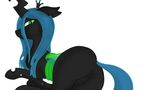  crown equine female feral friendship_is_magic hair horn horse my_little_pony pony queen_chrysalis_(mlp) solo unicorn vulapa winged_unicorn wings 