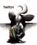  multi-colored_hair rainbow_hair shadow solo taleron twitch 