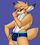  boxers bulge eyewear feline geek glasses kitt-n-valentine lynx male mammal nerd package pose solo stare underwear wyebird 