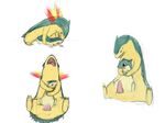  dancingchar female fire male nintendo penis pok&#233;mon pussy quilava sex size_difference straight typhlosion video_games 