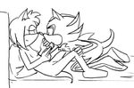  amy_rose black_and_white breasts condom female hedgehog in_bed male monochrome nude sega shadamy shadow_the_hedgehog sonic_(series) unknown_artist 