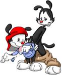  anal_penetration animaniacs balls bent_over bottomless brothers clothing cub cum cum_in_ass cum_inside cum_on_hands cum_on_pants erection from_behind gay hat incest licking_cum male moonbeamcat pants pants_down penetration penis sibling tongue tongue_out wakko_warner yakko_warner young 