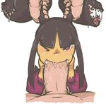  bestiality black_hair creature cum cum_in_mouth extra_mouth fellatio gen_3_pokemon long_hair mawile mega_mawile mega_pokemon one_eye_closed oral penis pokemon pokemon_(creature) pokemon_(game) pokemon_xy pov purple_eyes saliva solo_focus tears tenk uncensored 