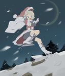  bike_shorts hat hayato_(meromoni) original santa_costume santa_hat skating snow solo 