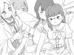  >_< 5girls :i basil_(wgh0anzdple3asf) blush_stickers boob_injection_(meme) braid breast_pocket breasts center-flap_bangs ceras_yanagida_lilienfeld closed_eyes commentary hasu_no_sora_school_uniform holding holding_syringe kachimachi_kosuzu katsuragi_izumi lab_coat large_breasts link!_like!_love_live! long_hair love_live! meme momose_ginko multiple_girls neckerchief pocket puffy_short_sleeves puffy_sleeves sailor_collar school_uniform short_hair short_sleeves side_braids stethoscope summer_uniform syringe syringe_in_breast untranslatable_commentary virtual_youtuber you're_doing_it_wrong 