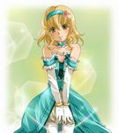  alternate_costume artist_request blonde_hair blue_choker blue_hairband bracelet choker dress elbow_gloves frills gloves gown hairband jewelry lowres natalia_luzu_kimlasca_lanvaldear short_hair smile solo tales_of_(series) tales_of_the_abyss yellow_eyes 