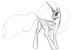  cutie_mark equine female feral friendship_is_magic horn horse looking_at_viewer mammal my_little_pony nightmare95 princess_luna_(mlp) solo wings 