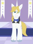  blonde_hair crowneprince equine feral friendship_is_magic hair horn horse male mammal my_little_pony pony prince_blueblood_(mlp) solo unicorn 