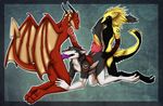  dragon gay grostenmeiers gustav male nabkis open_mouth penis sergal tongue tonza 