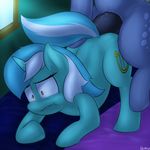  all_fours anal anal_penetration ass_up biting_lip crossgender cutie_mark derpy_hooves_(mlp) dickgirl doggystyle duo equine female feral friendship_is_magic from_behind fur green_fur grey_fur hair horn horse intersex lamiaaaa lip_bite lyra_(mlp) lyra_heartstrings_(mlp) male mammal my_little_pony penetration penis pony sex straight two_tone_hair unicorn yellow_eyes 