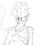  cookie cookie_clicker eu03 food fusion greyscale monochrome namesake no_humans open_mouth pun sketch tank_top teeth the_last_of_us 