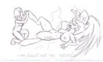  anthro cutie_mark equine friendship_is_magic hoof_fetish hoof_licking horn human licking male my_little_pony nude plain_background princess_celestia_(mlp) size_difference sketch tagne tears text tongue weasselk white_background winged_unicorn wings 