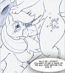  animal_genitalia anthro anthrofied applejack_(mlp) balls blush breasts cowboy_hat cutie_mark dialog dickgirl dickgirl_on_female duo english_text equine female freckles friendship_is_magic group hair hand_on_head hat horn horse horsecock intersex long_hair mammal my_little_pony navel oral oral_sex penis pony rainbow_dash_(mlp) sex suirano sweat text twilight_sparkle_(mlp) unicorn vein 
