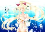  bikini blonde_hair bubbles long_hair marin poker-face-008 swimsuit umi_monogatari underwater 