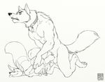  anal anthro balls canine citra collar dog duo gay male mammal penis sketch 