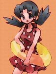  alternate_costume aqua_hair benikotn crystal_(pokemon) lowres pokemon pokemon_(game) pokemon_gsc swimsuit twintails 