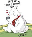  ayato brian_griffin canine caught collar dog family_guy male mammal masturbation oral penis solo surprise 