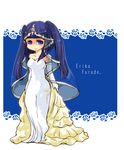  bad_id bad_pixiv_id blue_eyes blue_hair dawn_of_the_golden_witch dress furudo_erika shirokura solo twintails umineko_no_naku_koro_ni wedding_dress 