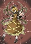  absurdres bad_id bad_pixiv_id blonde_hair bow gettewi hair_bow highres insect_girl kurodani_yamame short_hair solo spider_girl touhou 