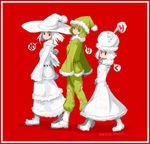  amanita_phalloides amanita_verna amanita_virosa merry_christmas multiple_girls mushroom oso-teki_kinoko_gijinka_zukan oso_(toolate) personification 