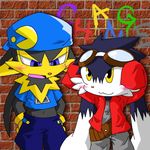  fur furry gloves hat klonoa klonoa_(cosplay) lowres no_humans pac-man pac-man_(game) shorts 