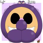 1:1 2026 absurd_res anthro aroused balls balls_expansion bandai_namco belly belly_expansion beverage beverage_can big_balls big_belly big_cheeks big_penis blush body_inflation border burping cheek_expansion claws colored confusion dialogue digimon digimon_(species) digital_media_(artwork) english_text expansion front_view genital_expansion genitals glans green_eyes hi_res huge_balls huge_belly huge_cheeks huge_penis hyper hyper_balls hyper_belly hyper_cheeks hyper_genitalia hyper_inflation hyper_penis immobile impmon inflation looking_down looking_down_at_self male motion_lines open_mouth penis penis_expansion pink_background pink_glans puffed_cheeks purple_body purple_ears reathe red_mouth red_tongue round_body shaded sharp_teeth signature simple_background soda solo spherical_inflation sunken_limbs swelling teeth text tongue white_border