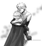  greyscale hug jomy_marquis_shin leo lowres monochrome multiple_boys terra_e toward_the_terra 