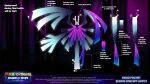  16:9 2022 4_fingers 4k absurd_res ambiguous_gender artist_name blue_line_art celestial_being colored colored_line_art concept_art copyright_symbol crossover cursa_(mario_plus_rabbids) digital_drawing_(artwork) digital_media_(artwork) directional_arrow english_description english_text fabio_pochet female_(lore) fingers flying front_view glowing_mask grey_body grey_wings hi_res legless light lighting looking_at_viewer mario_bros mario_plus_rabbids_sparks_of_hope multicolored_body multicolored_wings nintendo not_furry number official_art purple_curtains purple_poncho purple_wings raving_rabbids rayman_(series) shaded simple_background solo spelling_error symbol text title ubisoft valentina_moscon white_mask widescreen wings year 