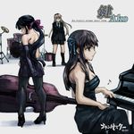  double_bass drum drum_set grand_piano instrument kno1 legs lowres multiple_girls original piano 