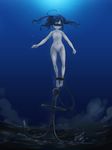  2girls anchor asphyxiation bdsm black_hair blindfold bondage breasts bubble drowning female girl h2o highres long_hair multiple_girls navel nipples nude original peril pixiv_manga_sample pussy resized rope solo uncensored underwater water 