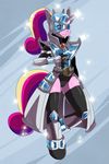  anthrofied cosplay equine female friendship_is_magic hair horn horse kamen_rider kamen_rider_wizard mammal multi-colored_hair my_little_pony pony princess_cadance_(mlp) smile solo sssonic2 