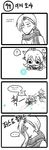  1girl 4koma comic facepalm green_dew greyscale highres korean league_of_legends lulu_(league_of_legends) monochrome thresh translated varus 