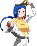  :p blue_hair cosplay green_eyes gundam gundam_build_fighters gundam_seed hat iori_rinko long_hair mature military military_uniform mitsuishi_kotono murrue_ramius murrue_ramius_(cosplay) peaked_cap ponytail ribbed_sweater ribonzu seiyuu_connection sweater tongue tongue_out turtleneck uniform 