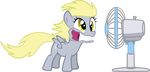  amber_eyes blonde_hair bubble bubbles cutie_mark derpy_hooves_(mlp) equine fan female feral friendship_is_magic fur gray_body grey_body grey_fur hair hi_res horse kurokaji11 long_hair mammal my_little_pony open_mouth pegasus plain_background pony solo standing transparent_background wind wings yellow_eyes young 