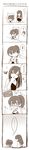  absurdres akagi_(kantai_collection) comic hachi_(lgm) highres japanese_clothes kaga_(kantai_collection) kantai_collection long_hair long_image monochrome multiple_girls skirt tall_image thighhighs translated 