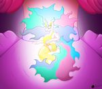  bed big_breasts blank_eyes bra breasts equine female friendship_is_magic horn horse legwear lingerie mammal my_little_pony panties pony ponyboom princess_celestia_(mlp) smile stockings underwear winged_unicorn wings 