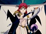  azalyn braclet circlet elf loincloth musekinin_kanchou_tylor navel red_hair 