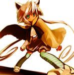  1boy animal_ears boots child genda male male_focus simple_background solo white_background 