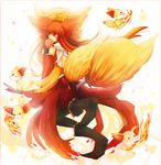  1girl delphox fennekin nintendo personification pokemon pokemon_(game) pokemon_xy red_eyes red_hair 