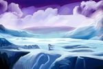  clouds cool_colors crown equine female feral friendship_is_magic fur hair horn horse khyperia long_hair looking_at_viewer mammal multi-colored_hair my_little_pony outside pony princess_celestia_(mlp) royalty sky snow solo white_fur winged_unicorn wings 