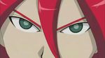  1boy animated animated_gif chinese inazuma_eleven inazuma_eleven_(series) kiyama_hiroto lowres male male_focus red_hair solo subtitle 